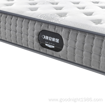 Customized hotel queen bed gel memory foam mattress